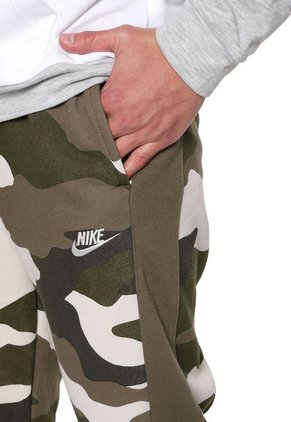Pantalón Verde Oliva-Beige Nike M Nsw Club Jggr Bb Camo Medium