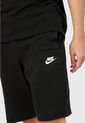 Pantaloneta Negro Nike Sportswear Club Men's de Nike