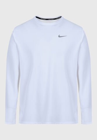 Camiseta Manga Larga NIKE Miler Blanco Nike