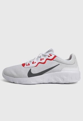 Tenis Lifestyle Blanco-Rojo-Negro Nike Explore Strada