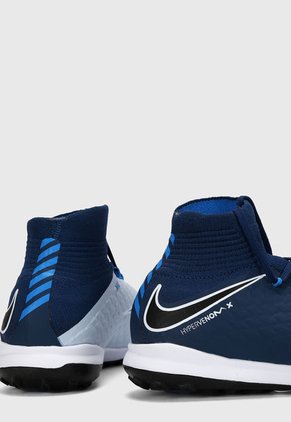 Guayo Azul-Blanco-Negro Nike Kids Youth Hypervenomx Próximo II