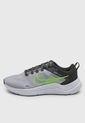 Tenis Running Gris-Negro-Verde Nón Nike Downshifter 12 de Nike