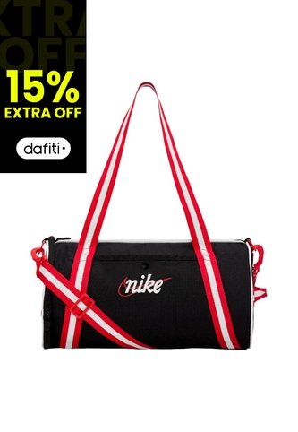 Maletin Nike Heritage Retro Duffel Bag 13L-Negro/Rojo Nike