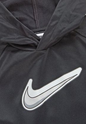 Hoodie Negro-Blanco-Gris Nike Kids Therma-FIT