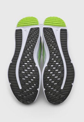 Tenis Running Gris-Negro-Verde Nón Nike Downshifter 12