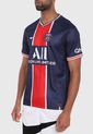 Camiseta Azul-Rojo-Blanco Nike Local Stadium del Paris Saint-Germain de Nike