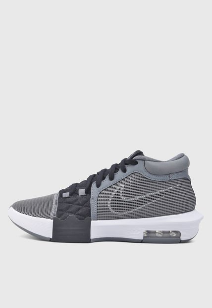 Tenis Basketball Gris-Negro-Blanco NIKE LeBron Witness 8