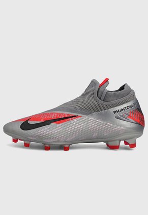 Guayo Gris-Plateado-Rojo Nike Phantom Vision 2 Pro DF FG