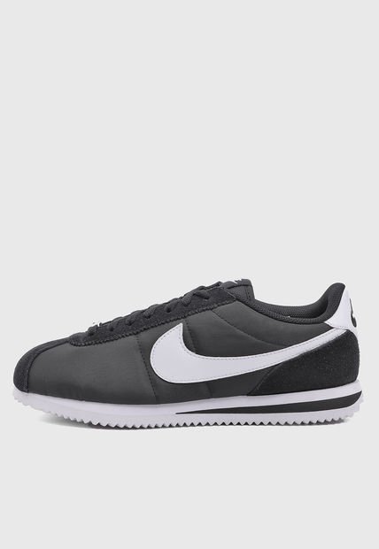 Tenis Lifestyle Negro-Blanco NIKE Cortez Textile