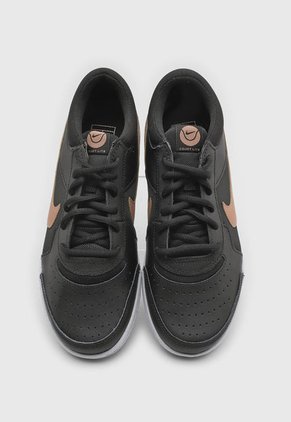 Tenis para Tennis Negro-Oro Rosa-Blanco Nike Zoom Court Lite 3