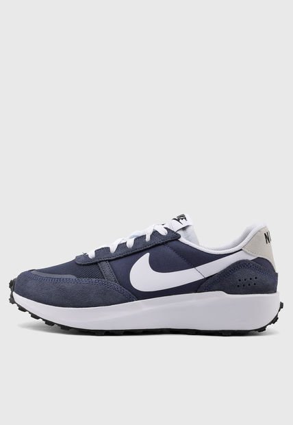 Tenis Lifestyle Azul Navy-Blanco-Gris Nike Waffle Nav