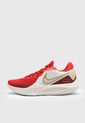 Tenis Basketball Rojo-Dorado-Marfil Nike Precision VI de Nike