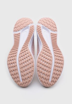 Tenis Running Palo Rosa-Salmón-Blanco Nike Quest 5