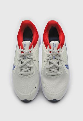 Tenis Running Beige-Rojo-Azul Nike Quest 5