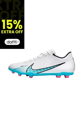 Guayos Nike Vapor 15 Club-Blanco/Azul Nike
