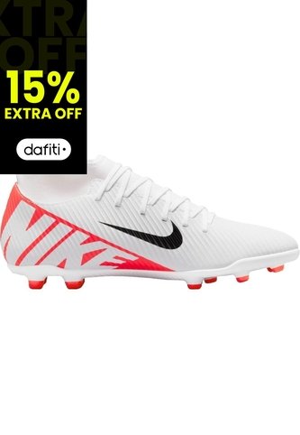 Guayos Nike Superfly 9 Club Fg/Mg-Blanco/Rojo Nike
