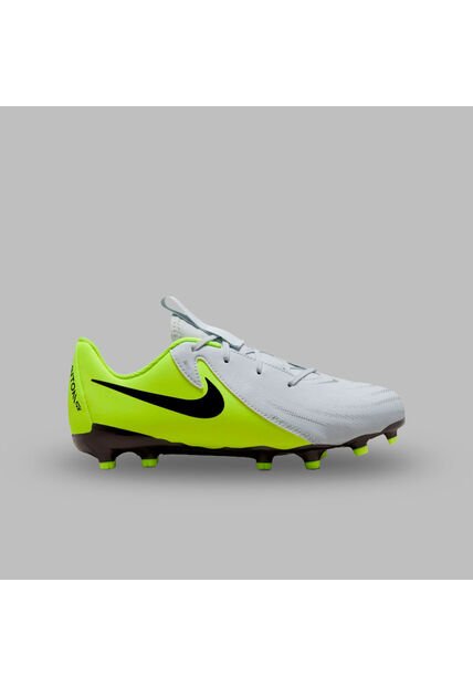 Guayos Nike Kids Phantom Gx II Acad FG/MG-Plateado/Amarillo