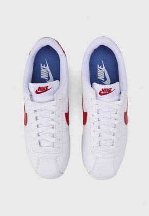 Tenis Lifestyle Blanco-Rojo-Azul NIKE Cortez