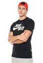 Camiseta Negro Nike Just Do IT Swoosh de Nike