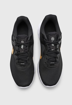Tenis Lifestyle Negro-Mostaza-Blanco Nike Revolution 6 NN