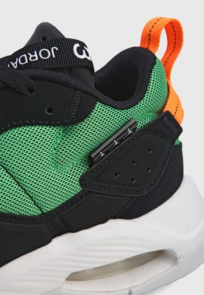 Tenis Basketball Negro-Verde-Azul Nike Jordan Air NFH