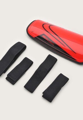 Espinilleras Coral-Negro Nike Mercurial Shade