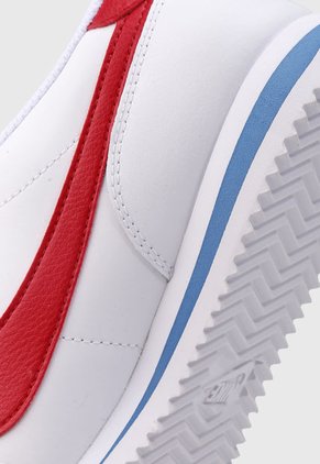 Tenis Lifestyle Blanco-Rojo-Azul NIKE Cortez