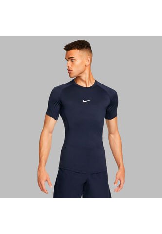 Camiseta Nike Hombre M Np Dri-Fit Tight Top Ss - Azul Nike