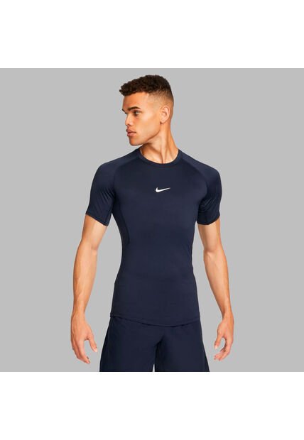 Camiseta Nike Hombre M Np Dri-Fit Tight Top Ss - Azul