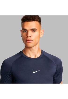 Camiseta Nike Hombre M Np Dri-Fit Tight Top Ss - Azul