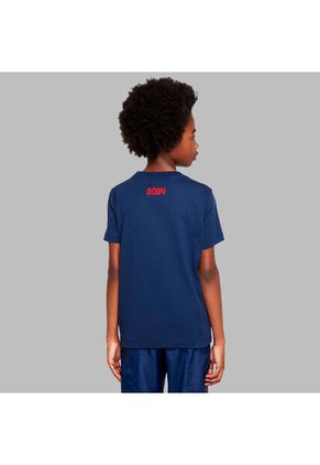 Camiseta Nike Kids Paris Saint-Germain U  Iconic Aw  - Azul