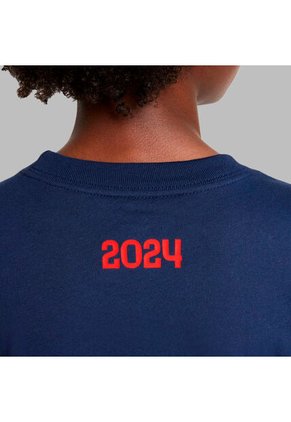 Camiseta Nike Kids Paris Saint-Germain U  Iconic Aw  - Azul