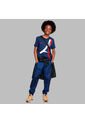 Camiseta Nike Kids Paris Saint-Germain U  Iconic Aw  - Azul de Nike