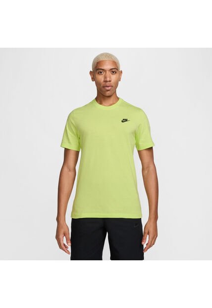 Camiseta Hombre Lifestyle Nike Sportswear Club Amarillo