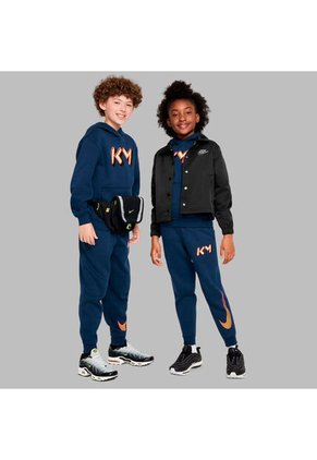 Pantalon Nike Kids Kylian Mbappé K  Club Flc Jggr - Azul
