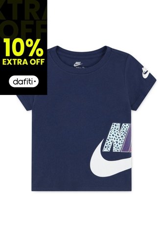 Camiseta Nike Nkg Wild Warmth Graphic Tee Niño-Negro/Blanco Nike