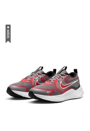 Tenis Nike Cosmic Runner Gs Niño-Gris/Rojo