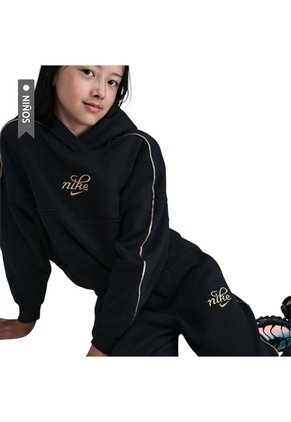 Pantalon Nike Sportswear Club Fleece Niña-Negro