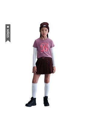 Camiseta Nike Sportwear Graphic Star Fs Niño-Morado