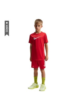 Pantaloneta Nike Trophy23 Niño-Rojo
