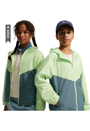 Chaqueta Nike Sportswear Windrunner Niño-Verde