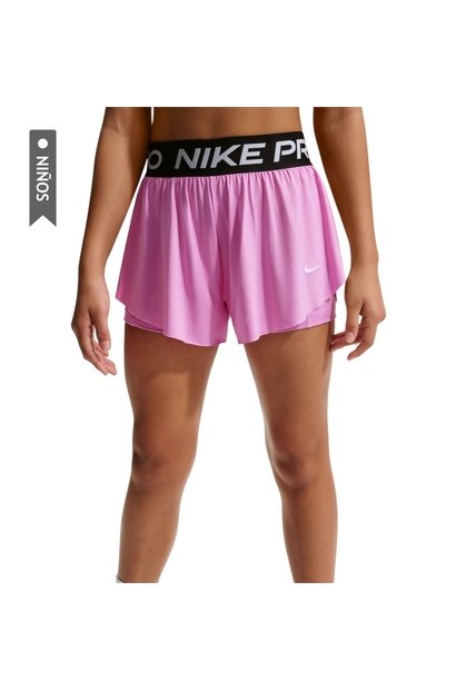 Short Nike Pro Niña-Rosado