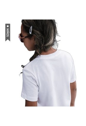 Camiseta Nike Sportsw Tee Photo Animal Niño-Blanco