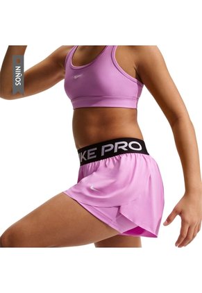 Short Nike Pro Niña-Rosado