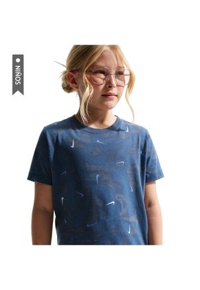 Camiseta Nike Sportswear Niño-Azul