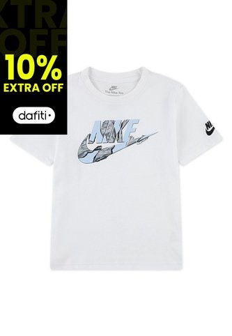 Camiseta Nike Nkb Unwrapped Futura Niño-Blanco Nike