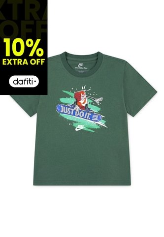 Camiseta Nike Nkb Snowboard Boxy Niño-Verde Nike