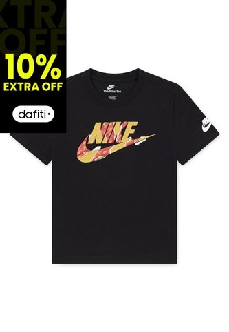 Camiseta Nike Nkb Unwrapped Futura Niño-Negro/Verde Nike