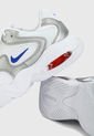 Tenis Lifestyle Blanco-Plateado-Azul Nike Air Max 2X de Nike