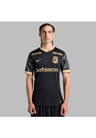 Camiseta Nike Hombre Atlético Nacional 2da 2025-Negro-Dorado Nike